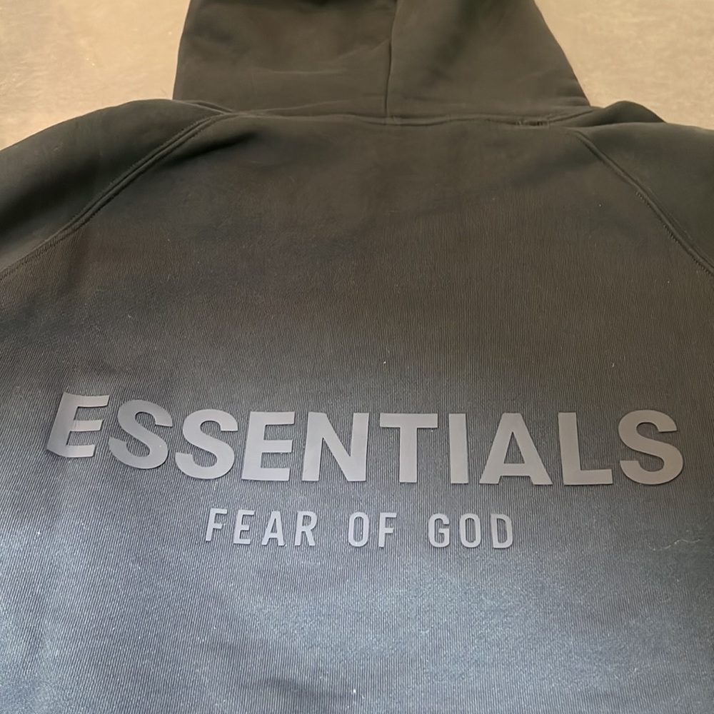 Fear of God Black Hoodie Large - New with Tags